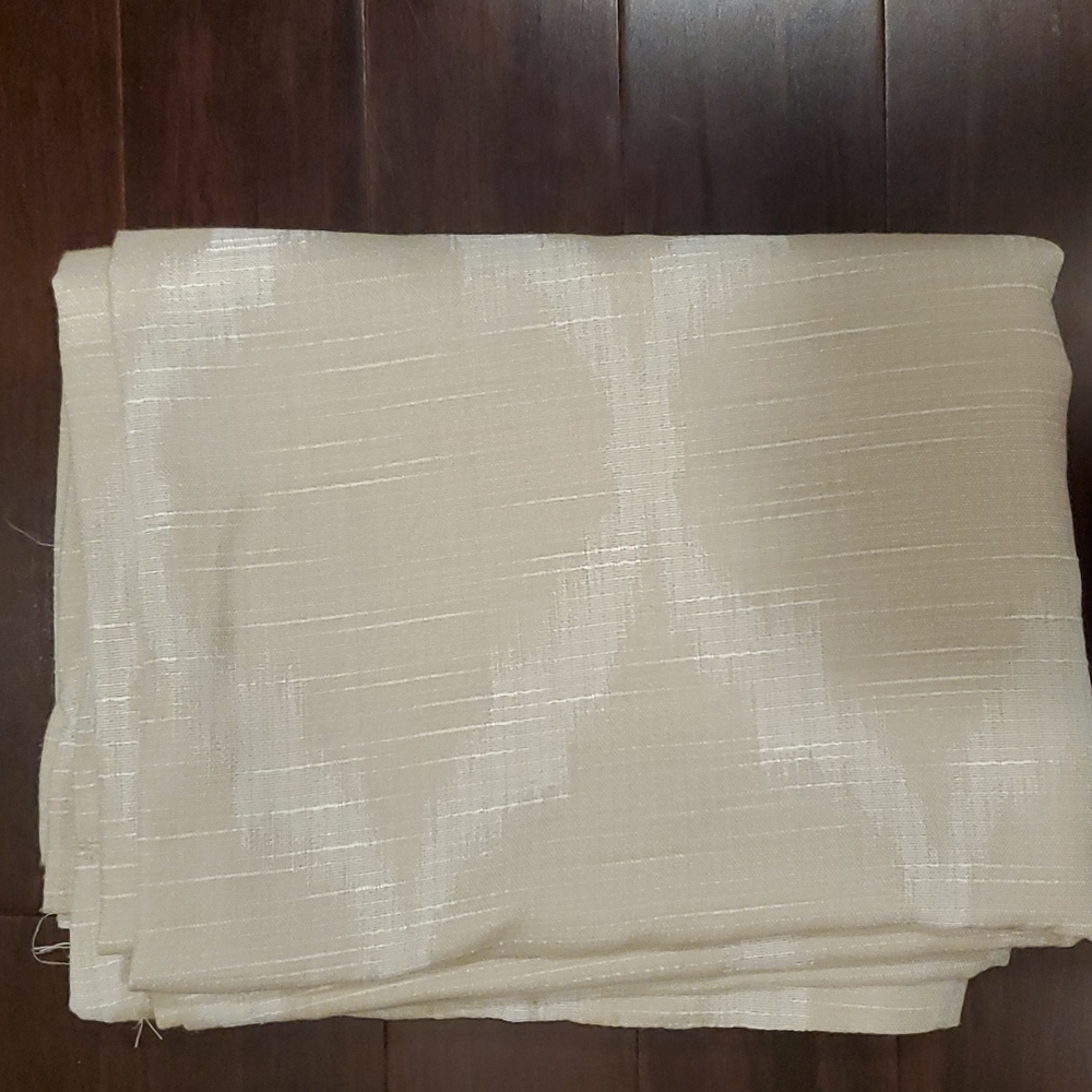 Threshold curtain panel